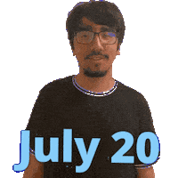 July 20 Sticker