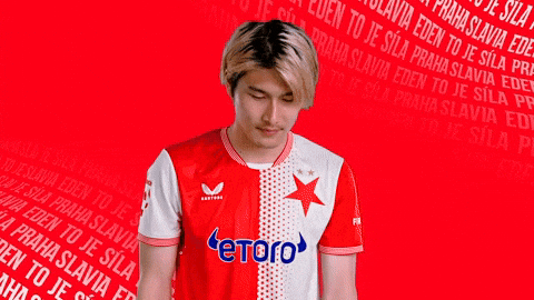 Football Pointing GIF by SK Slavia Praha