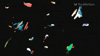 Animated Multicolor Liquid Shapes