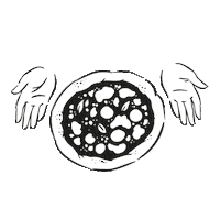 german pizza Sticker