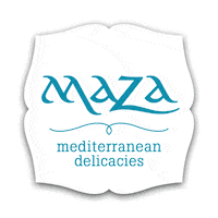 MazaMediterraneanDelicacies hummus maza peas hoemoes Sticker