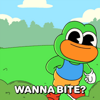Big Apple Eating GIF by Franky The Frog