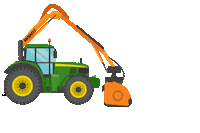 Tractor Mower Sticker by Vandaele