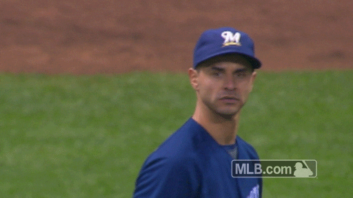 stare down milwaukee brewers GIF by MLB