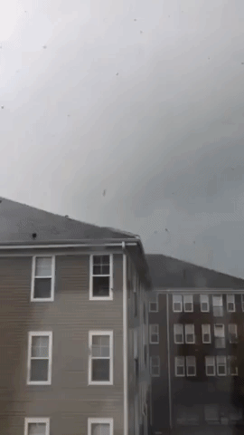 Debris Flies Amid Radar-Confirmed Tornado in Annapolis, Maryland