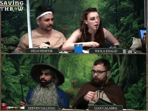 season 4 party GIF by Saving Throw Show