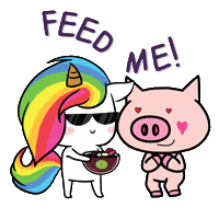 Unicorn Sticker by Acai Story