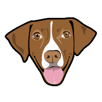 Dog Sticker by Patitas Barcelona