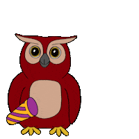 Celebration Owl Sticker by Provozně ekonomická fakulta ČZU