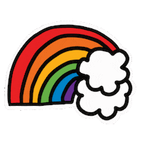 Rainbow Love Sticker by Mary Rose Lytle