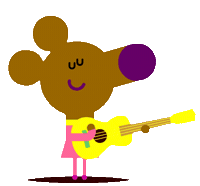 Guitar Mouse Sticker by CBeebies