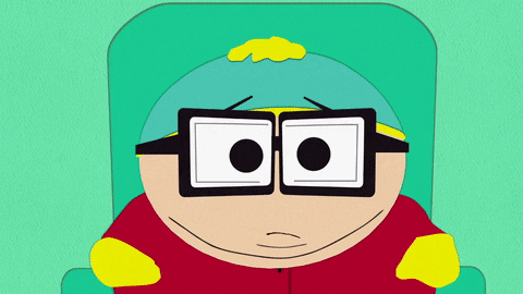 magnify eric cartman GIF by South Park 