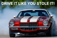 Driving Classic Car GIF