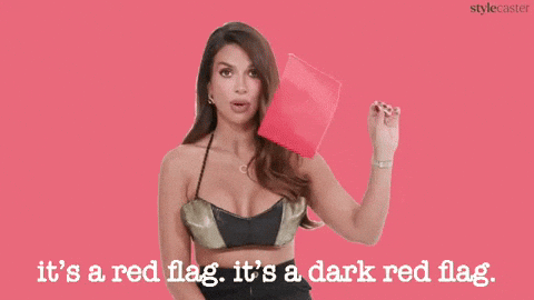 ekintsunamigifs its a red flag its a dark red flag GIF