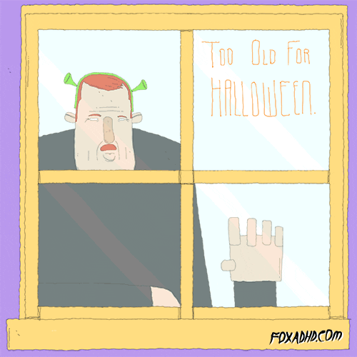 trick or treat fox GIF by Animation Domination High-Def