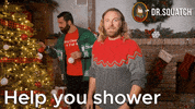 Christmas Help You GIF by DrSquatchSoapCo