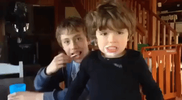 2-Year-Old Isn't Impressed When He Discovers He Shares His Dad With His Brother