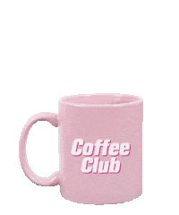 coffee club pink Sticker by Missy Empire