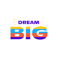 Dream Big Sticker by Outschool