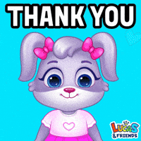 Thank You So Much GIF by Lucas and Friends by RV AppStudios