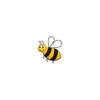 Bee Sticker by Breitsamer Honig