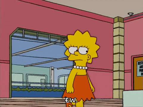 looking up lisa simpson GIF