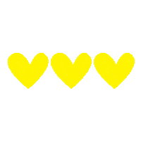 volgch hearts herz yellow heart volg Sticker