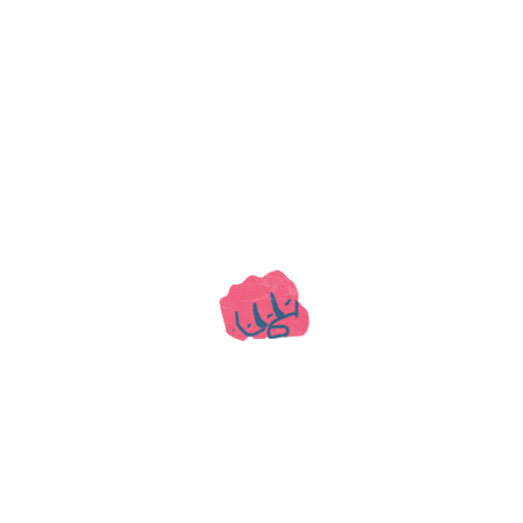 uaucara fire hand flame blm Sticker