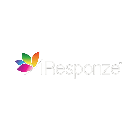 iResponze giphyupload social media purple social Sticker