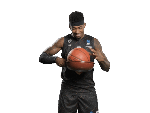 Basketball Eat Sticker by U-BT Cluj Napoca