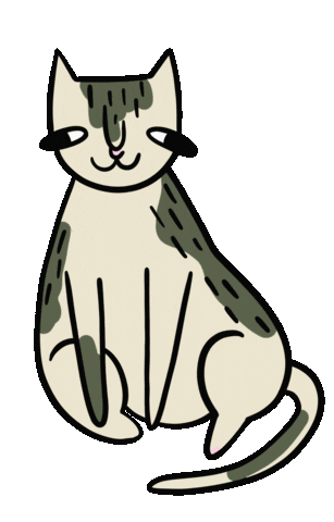 Cat Kitty Sticker by Nordic.bo