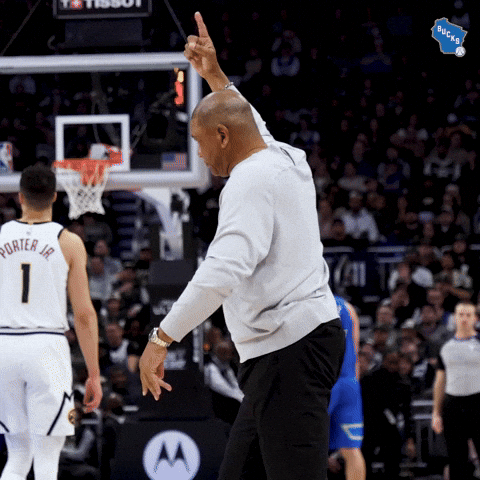 Basketball Coach GIF by Milwaukee Bucks