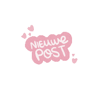 Pink New Post Sticker
