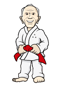 Helio Gracie Bjj Sticker by GracieKore