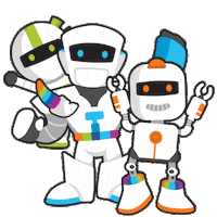 govtechsg celebrate yay robots govtech Sticker