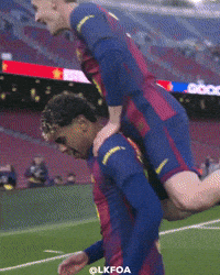 Fc Barcelona Dance GIF