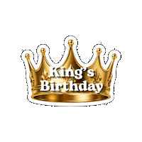 Crown Birthday Sticker by NZ Collab