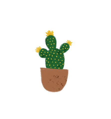 Plants Cactus Sticker by Ree Derma