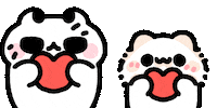 Cat Love Sticker by MYAOWL
