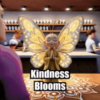 Coffee Shop Gratitude GIF by BuddhaFlyJourney