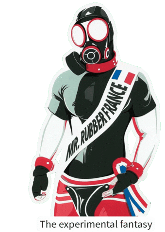 Frenchrubbermen Sticker by The Experimental Fantasy | TEFbrand