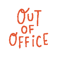 Out Of Office Sticker by fanaticana
