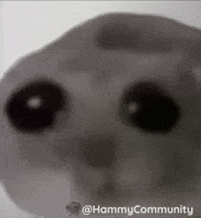 Tired Blink GIF by Sad Hamster