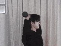 Workout Singer GIF