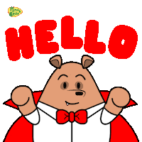 Halloween Hello Sticker