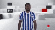 Waving Follow Me GIF by Bundesliga