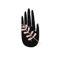 PerLaFuria hand feminist mano planta Sticker