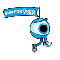 London Marathon Running Sticker by Orbis UK