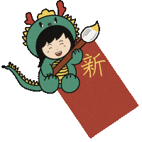 Happy Illustration Sticker