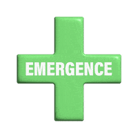 Ls528 green science cross physics Sticker